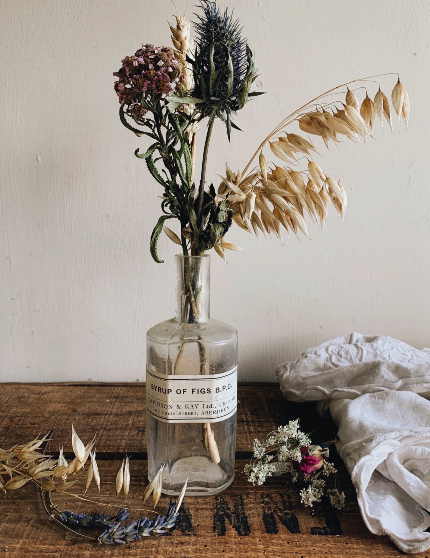 Antique Syrup of Figs Bottle