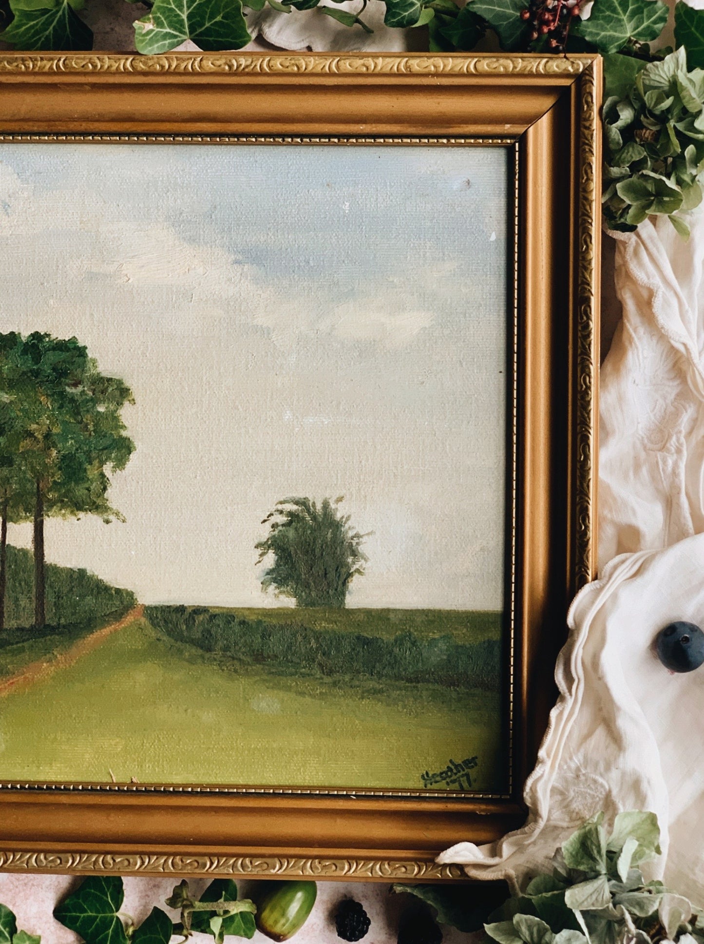 Vintage 1977 Repps Norfolk Signed Painting
