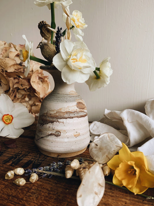 Vintage Rustic Hand~thrown Posy Vase