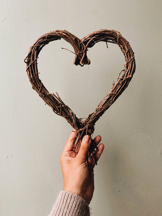 Rustic Wooden Heart ~ S&S