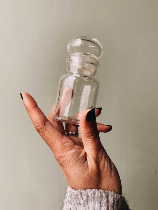 Vintage Storage Glass Jar (two available)