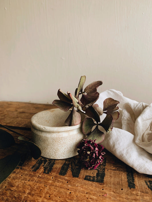 Early 1900’s Cream Pot ~ crazing