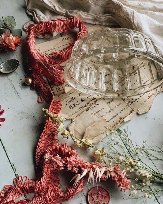 Vintage Glass Jelly Mould