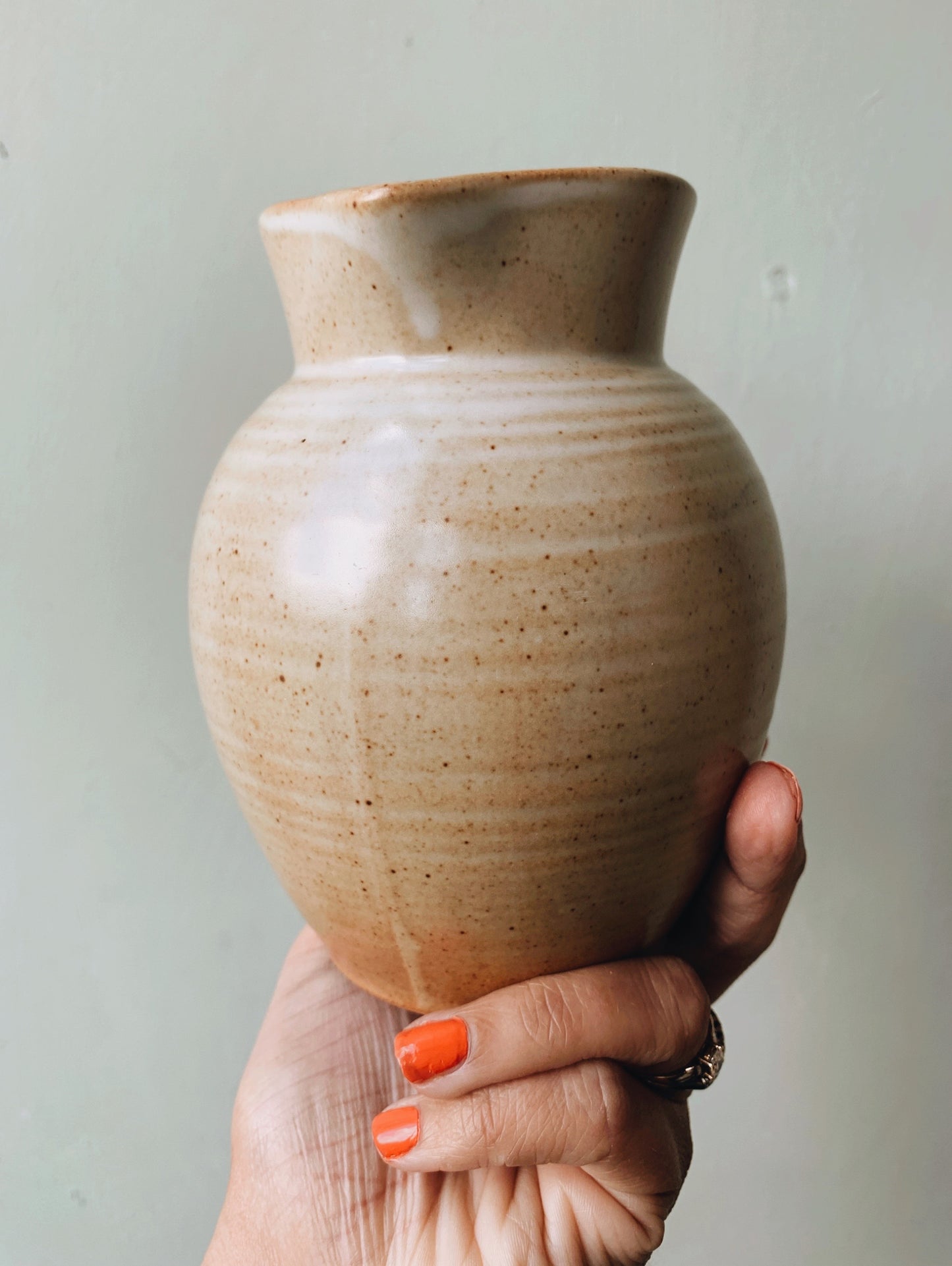 Vintage (rustic) Hand~thrown French Jug