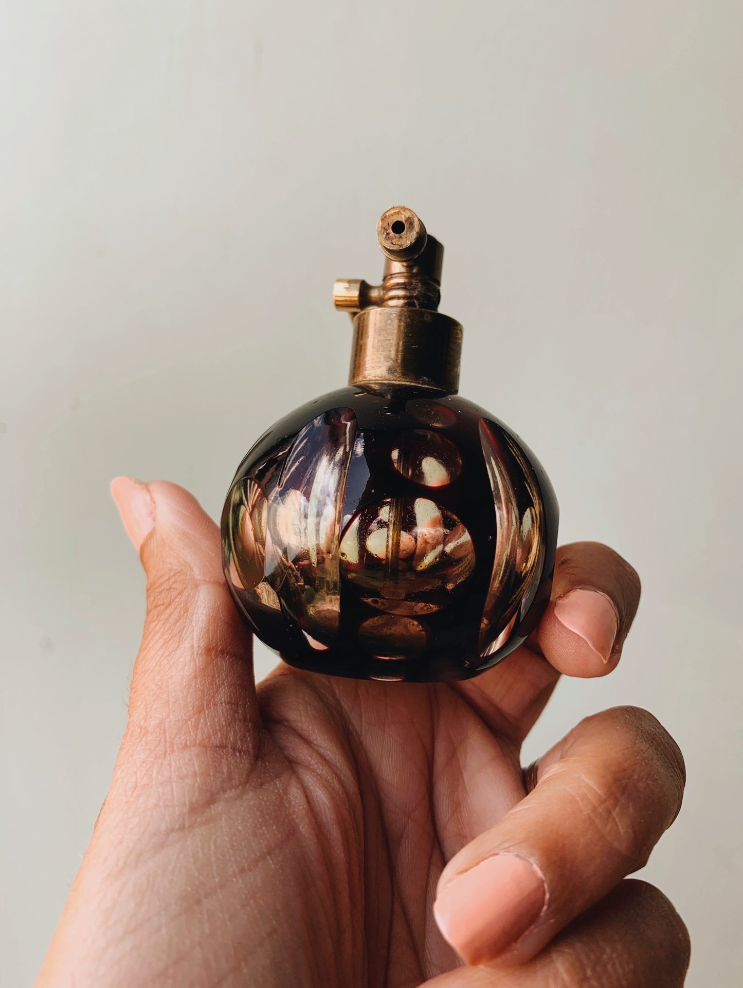 Antique Decorative Glass Perfume Bottle