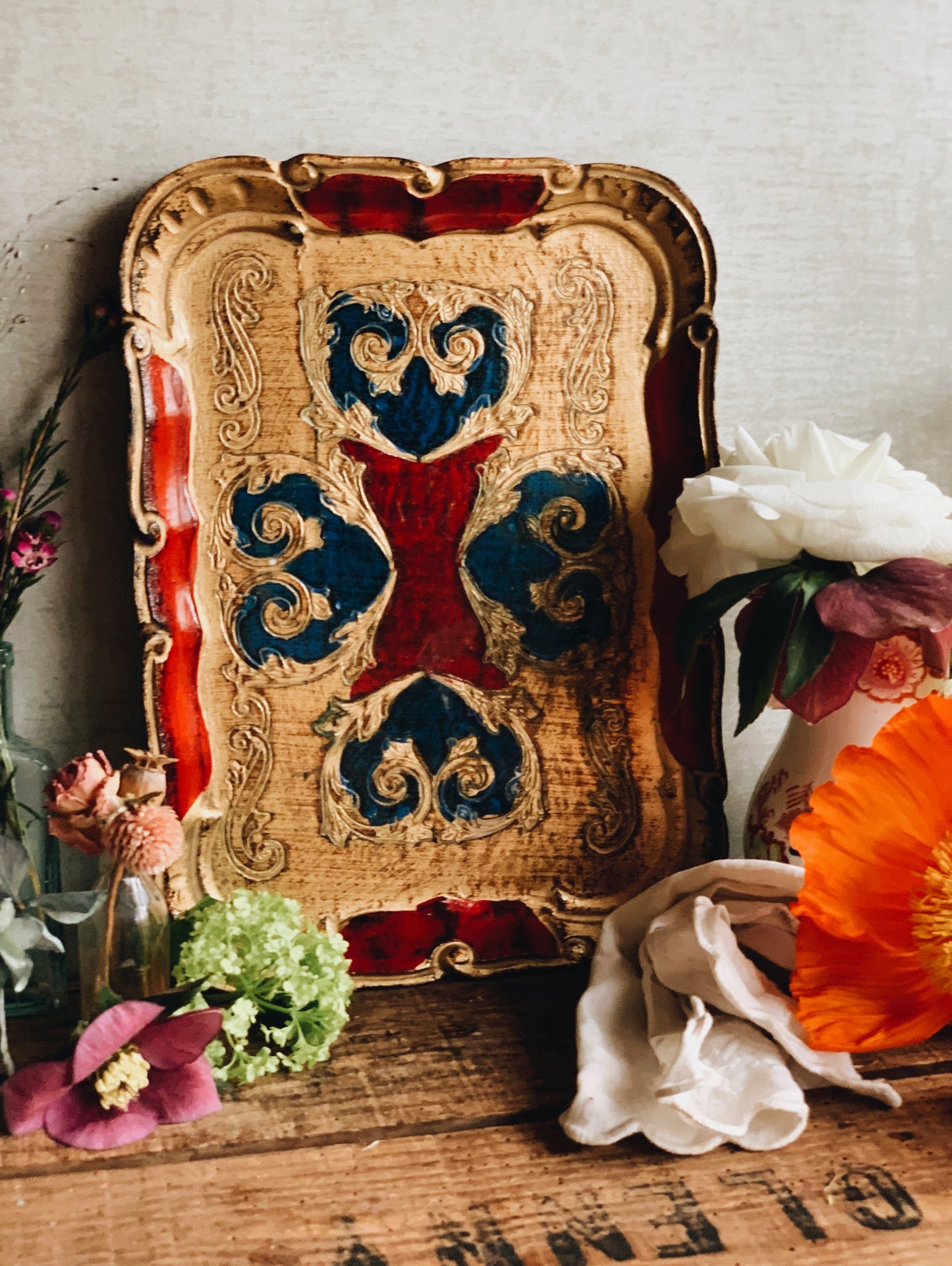 Vintage Florentine Tray