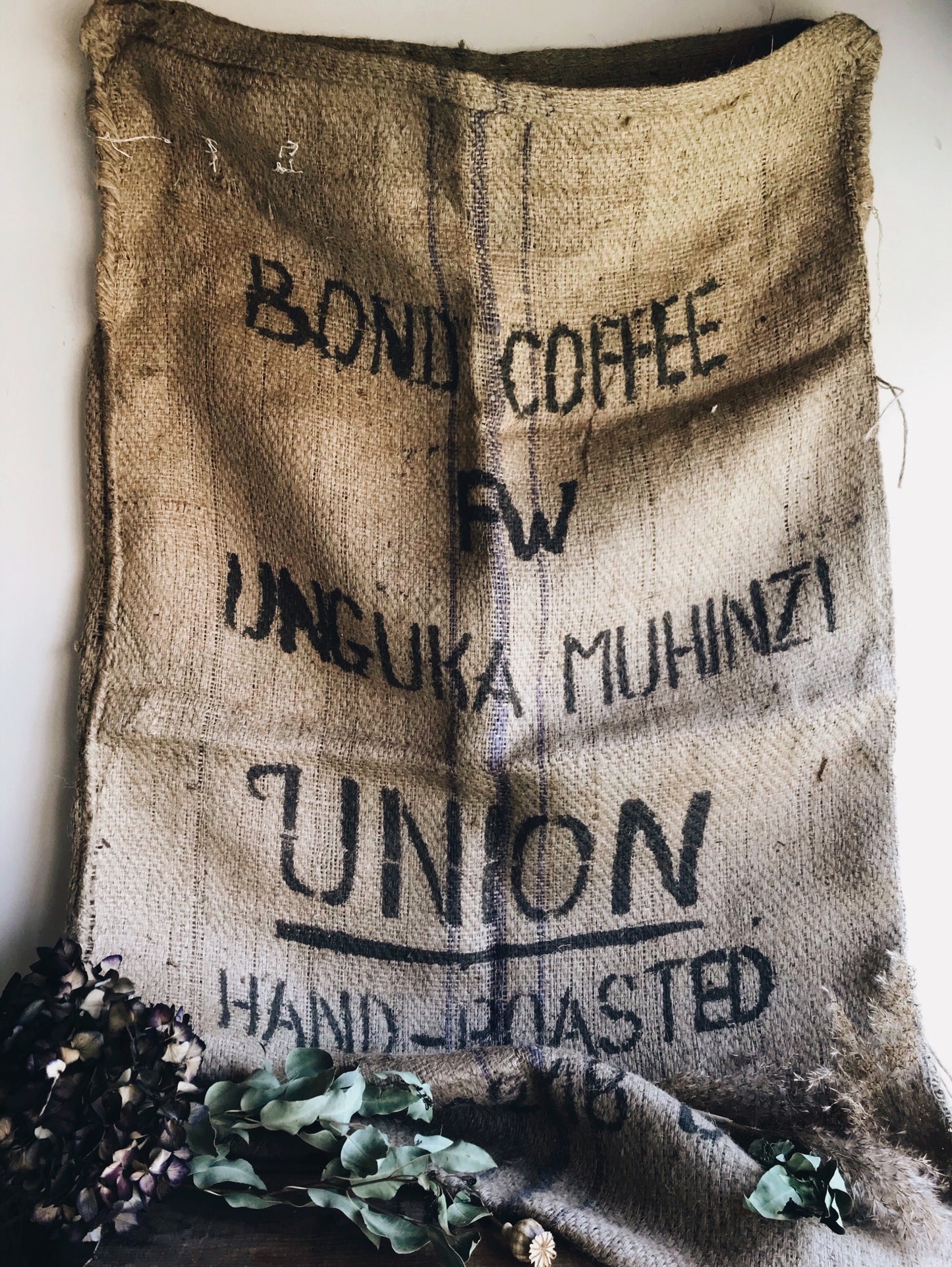 Vintage Bond’s Hand~ Roasted Coffee Sack - Stone & Sage 