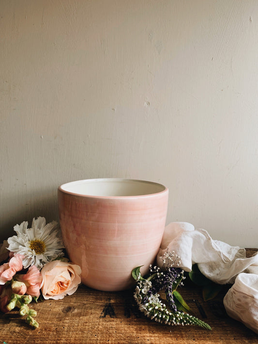 Vintage Pink Planter