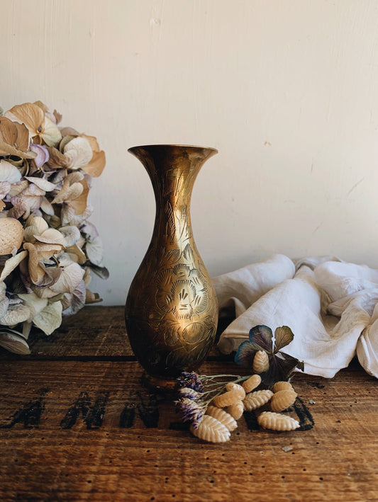 Vintage Decorative Brass Vase