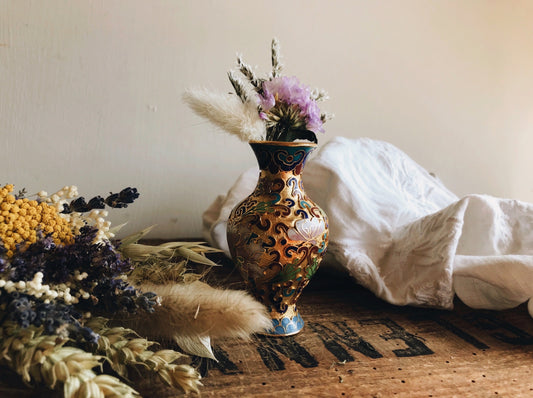 Vintage Decorative Enamel Cloisenne
