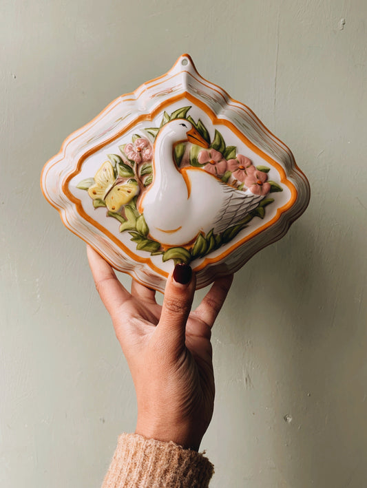 Vintage Franklin mint 1980’s Le Cordon Bleu Goose Mould Wall Hanging