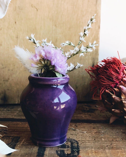 Vintage Purple Ink Pot