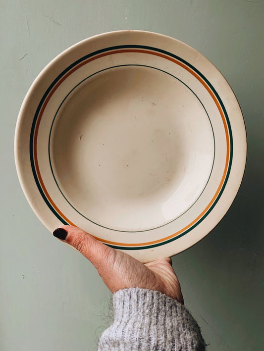 Vintage French St Amand Antique Bowl