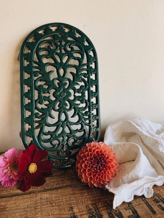 Vintage Green Trivet