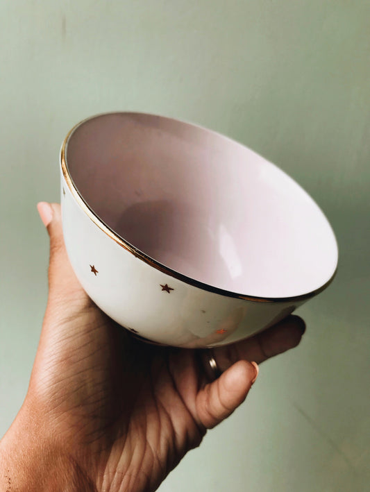 Vintage Duchess Gold Star / Pink Bowl