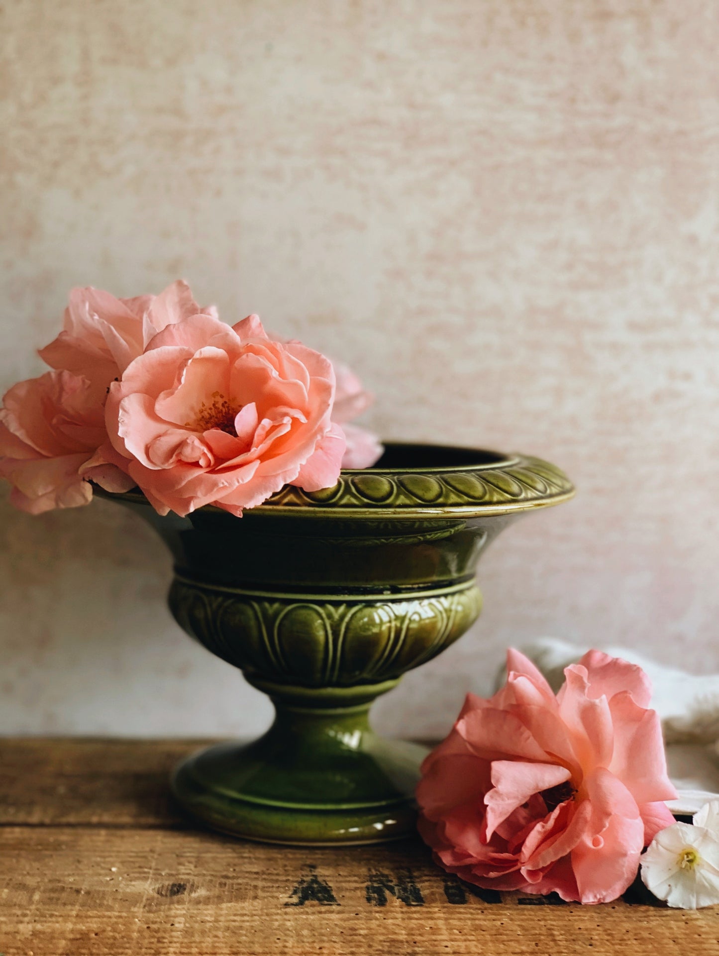 Vintage Green Holkham Urn