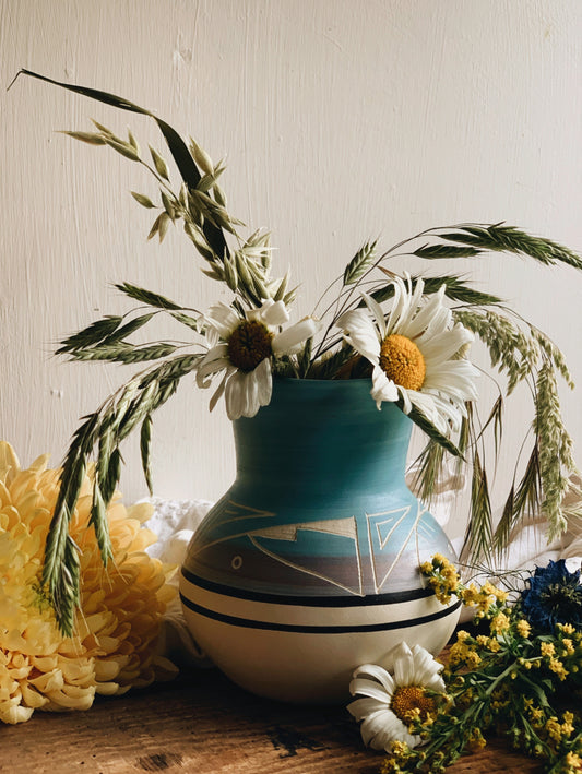 Rustic Hand~thrown Decorative Ceramic Vase