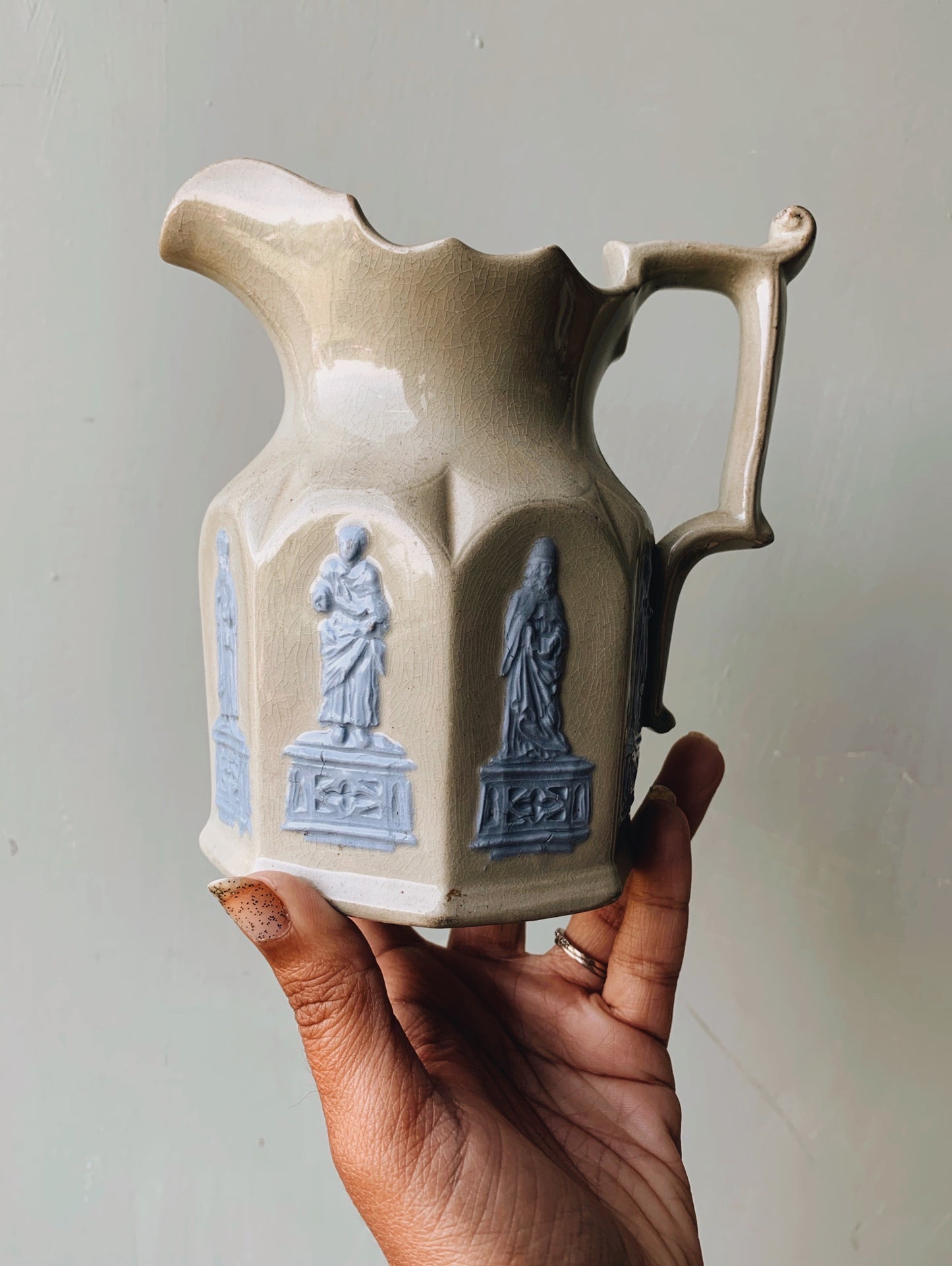 Antique Relief Vase / Jug
