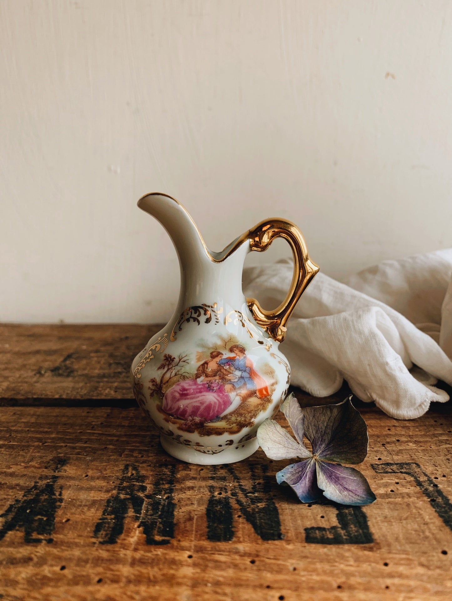 Vintage French Whimsy Jug
