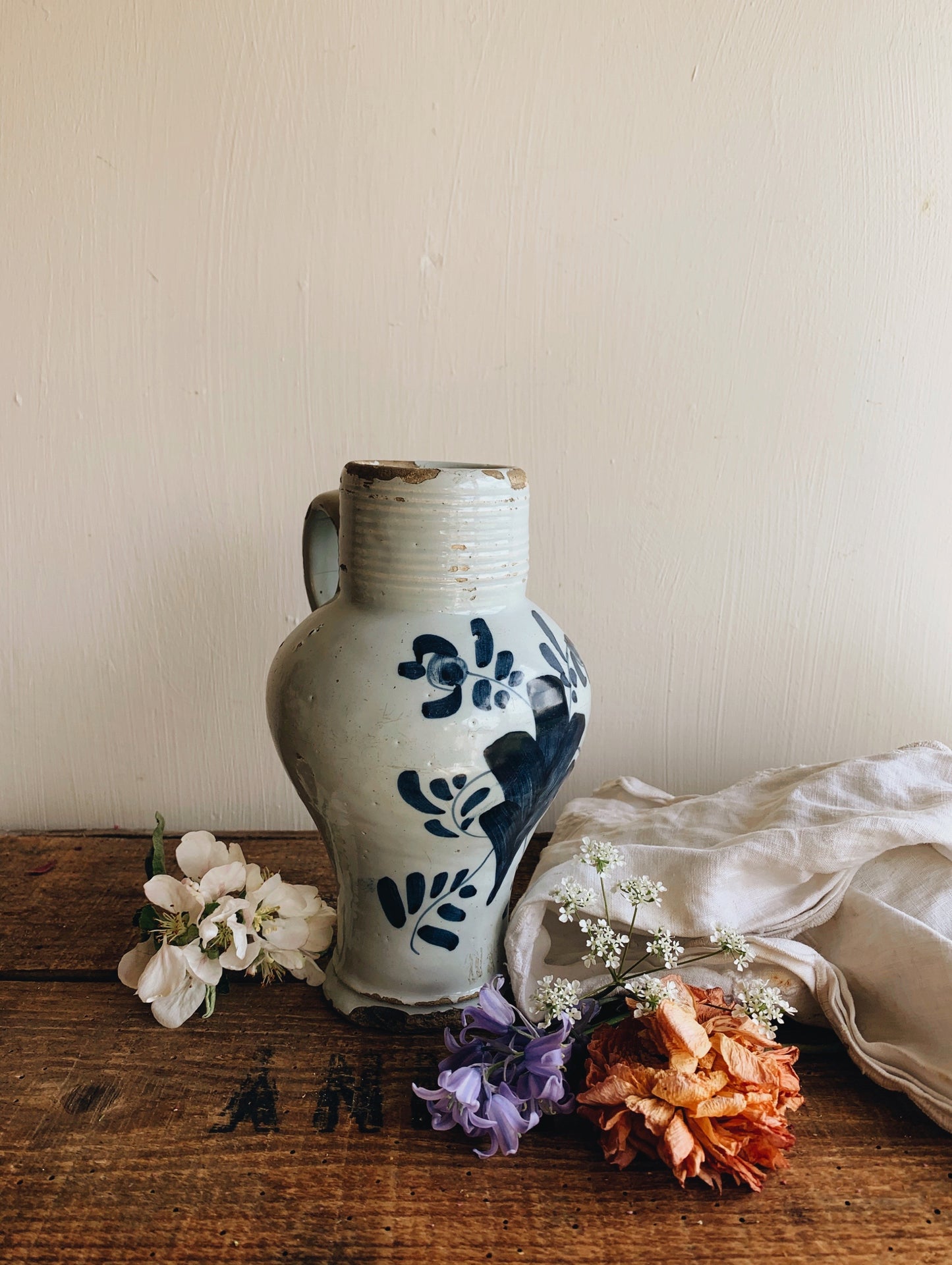 Antique Rustic French Pitcher