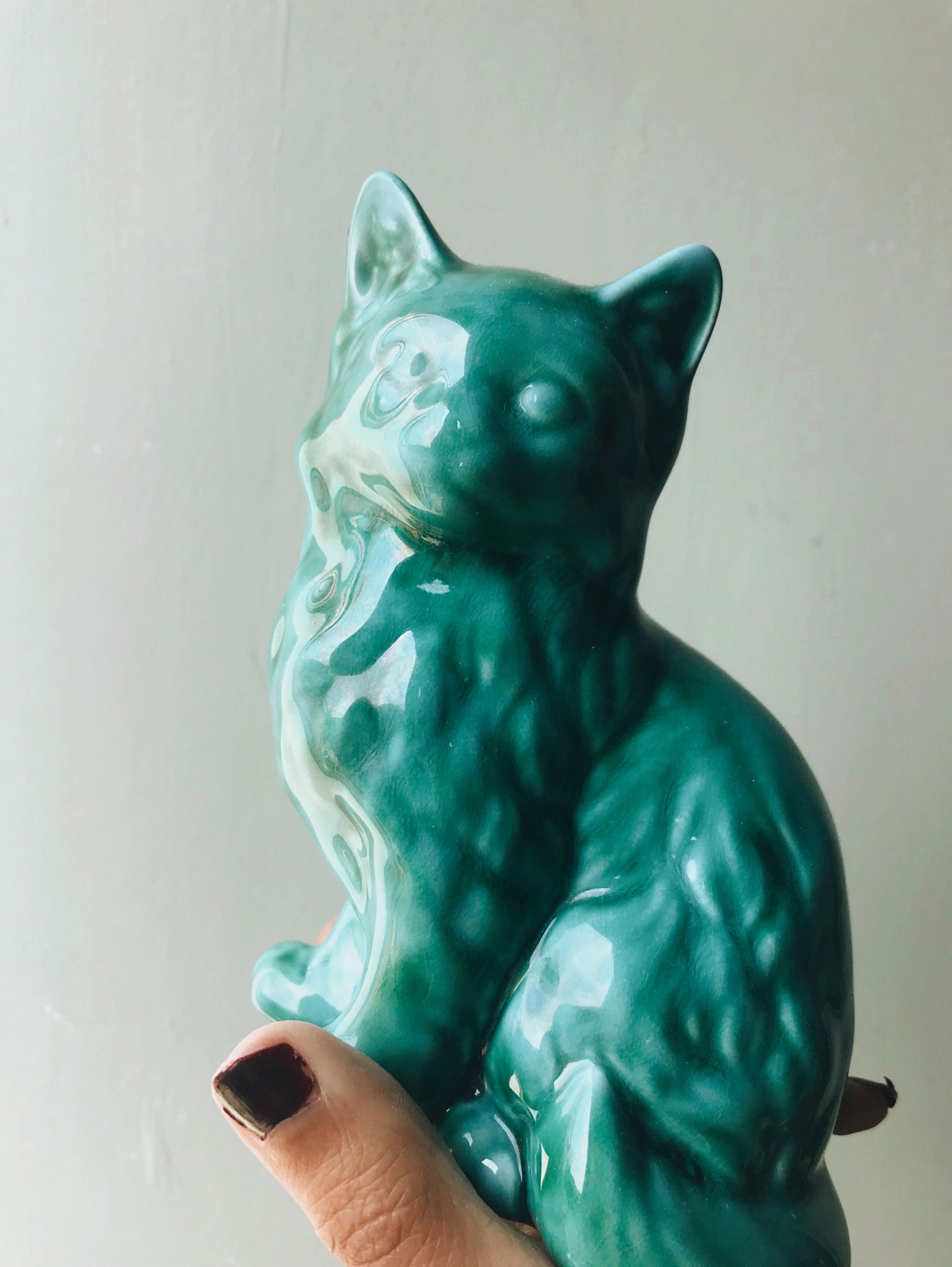 Kitsch Turquoise Cat