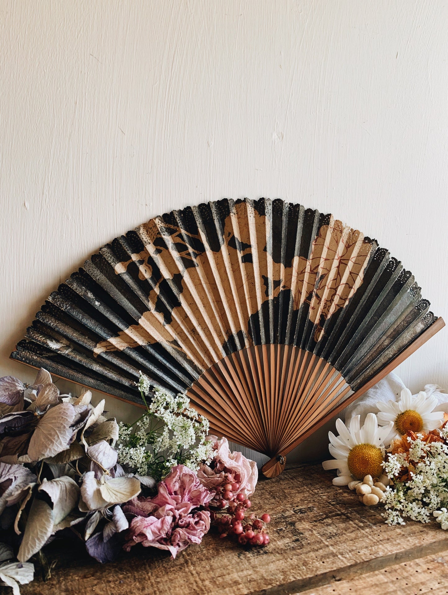 Vintage Wooden Fan