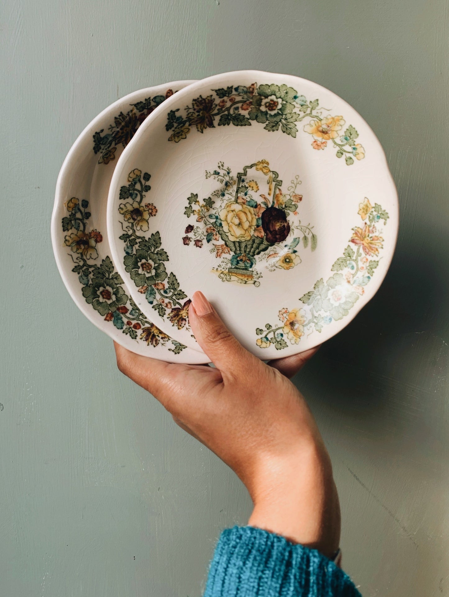 Vintage Decorative Mason’s Tea Plate (sold separately)