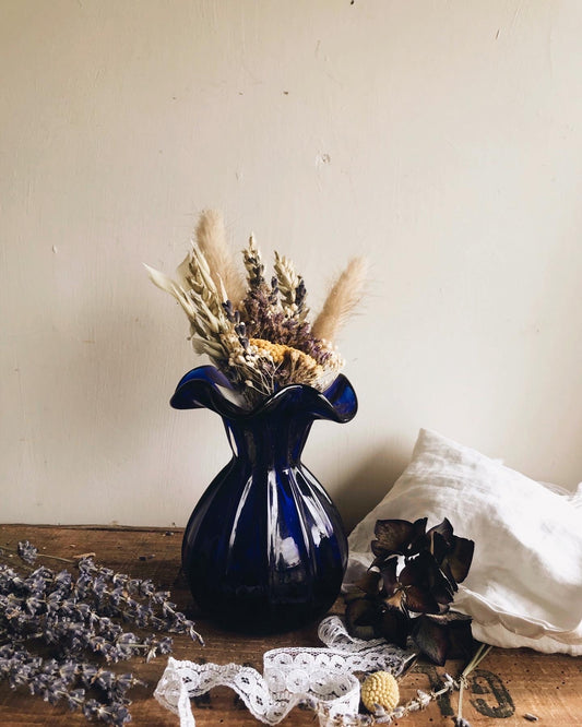 Vintage Cobalt Blue Vase