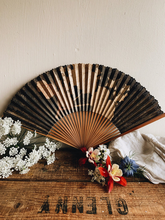 Vintage Wooden Fan