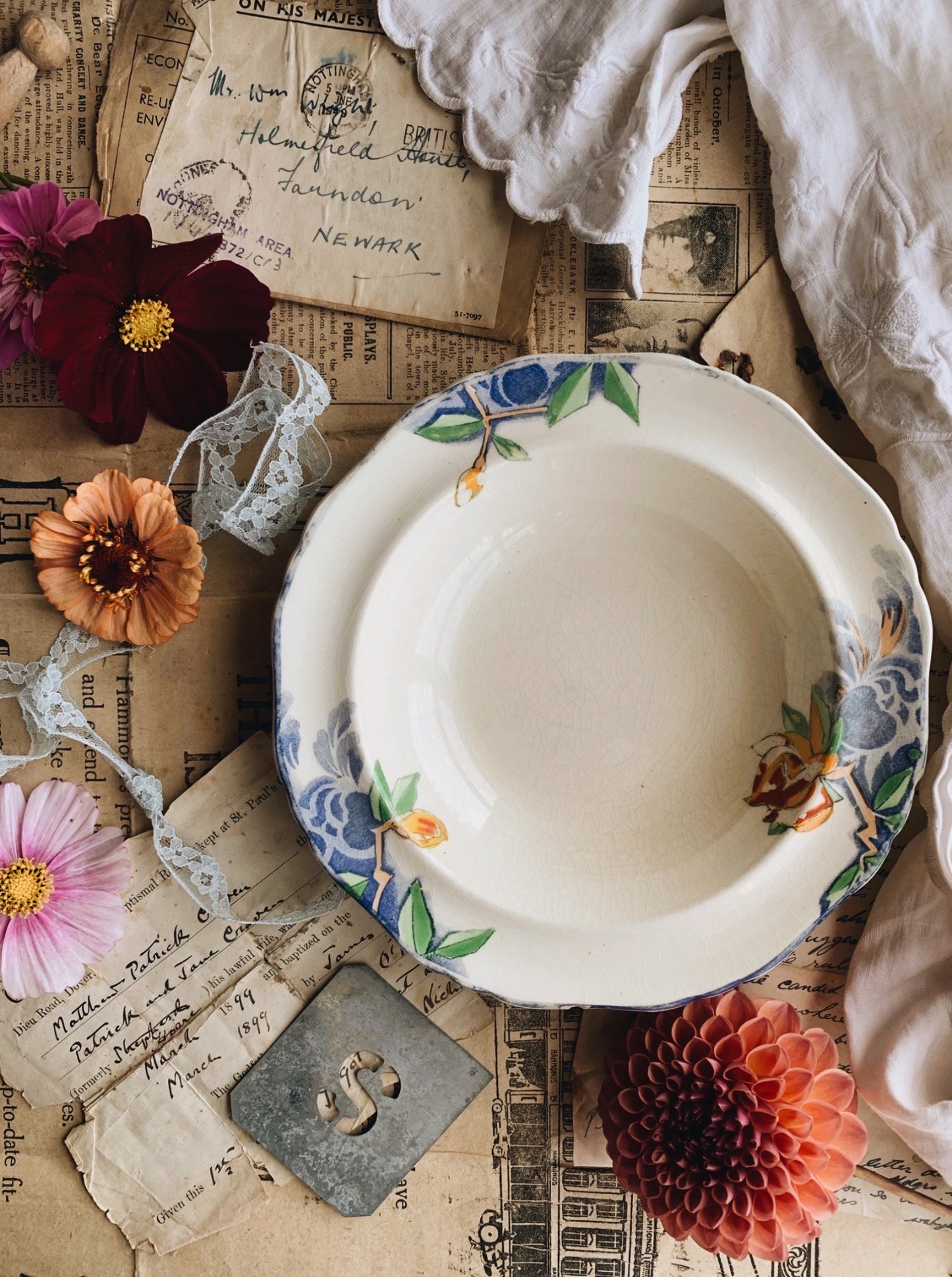 Vintage Hancock & Sons Decorative Small Side Bowl