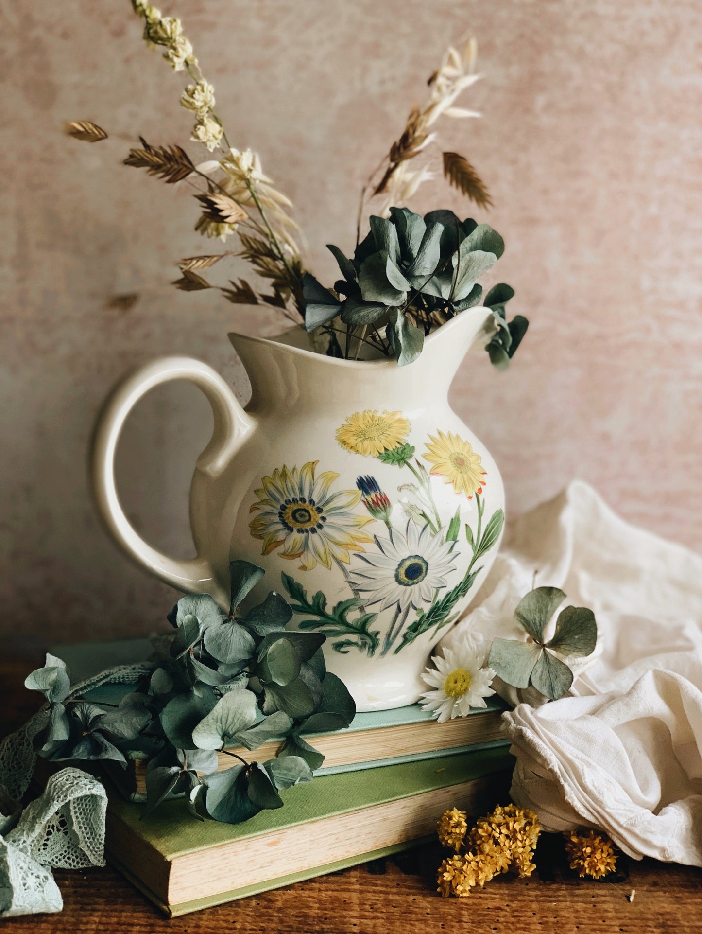 Vintage Floral Jug