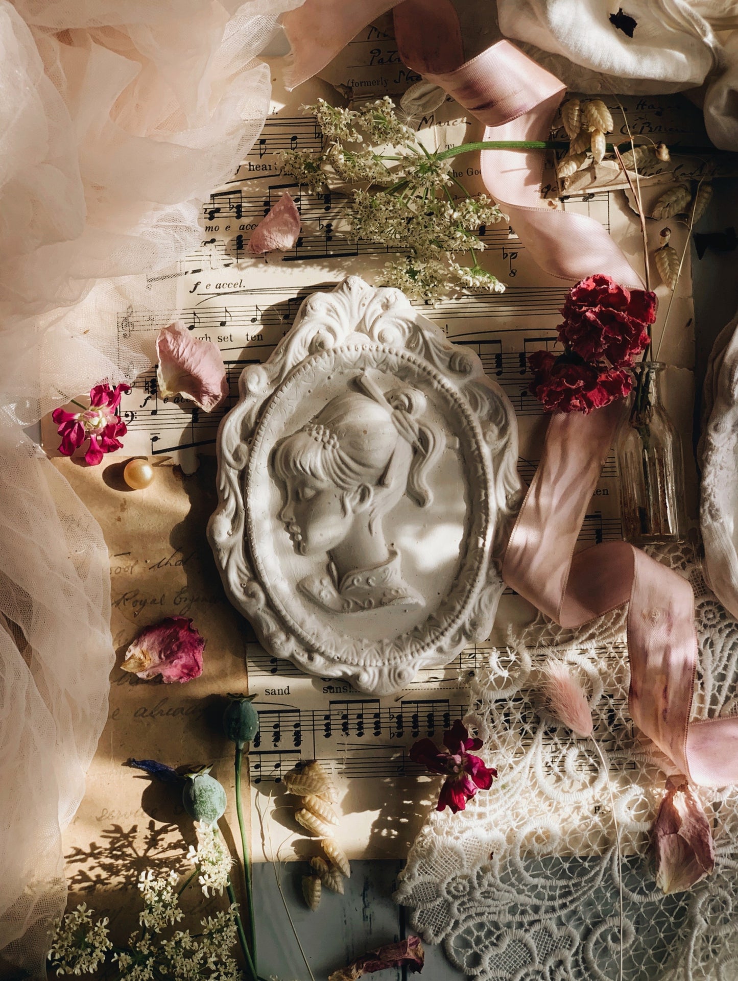 Decorative Frame with Girl Relief