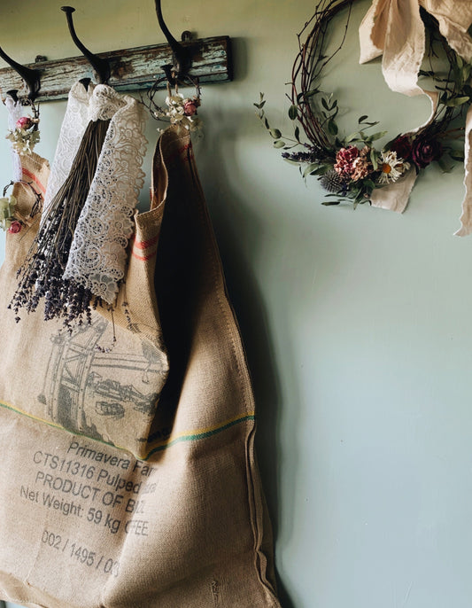 Vintage Brazilian Coffee Sack