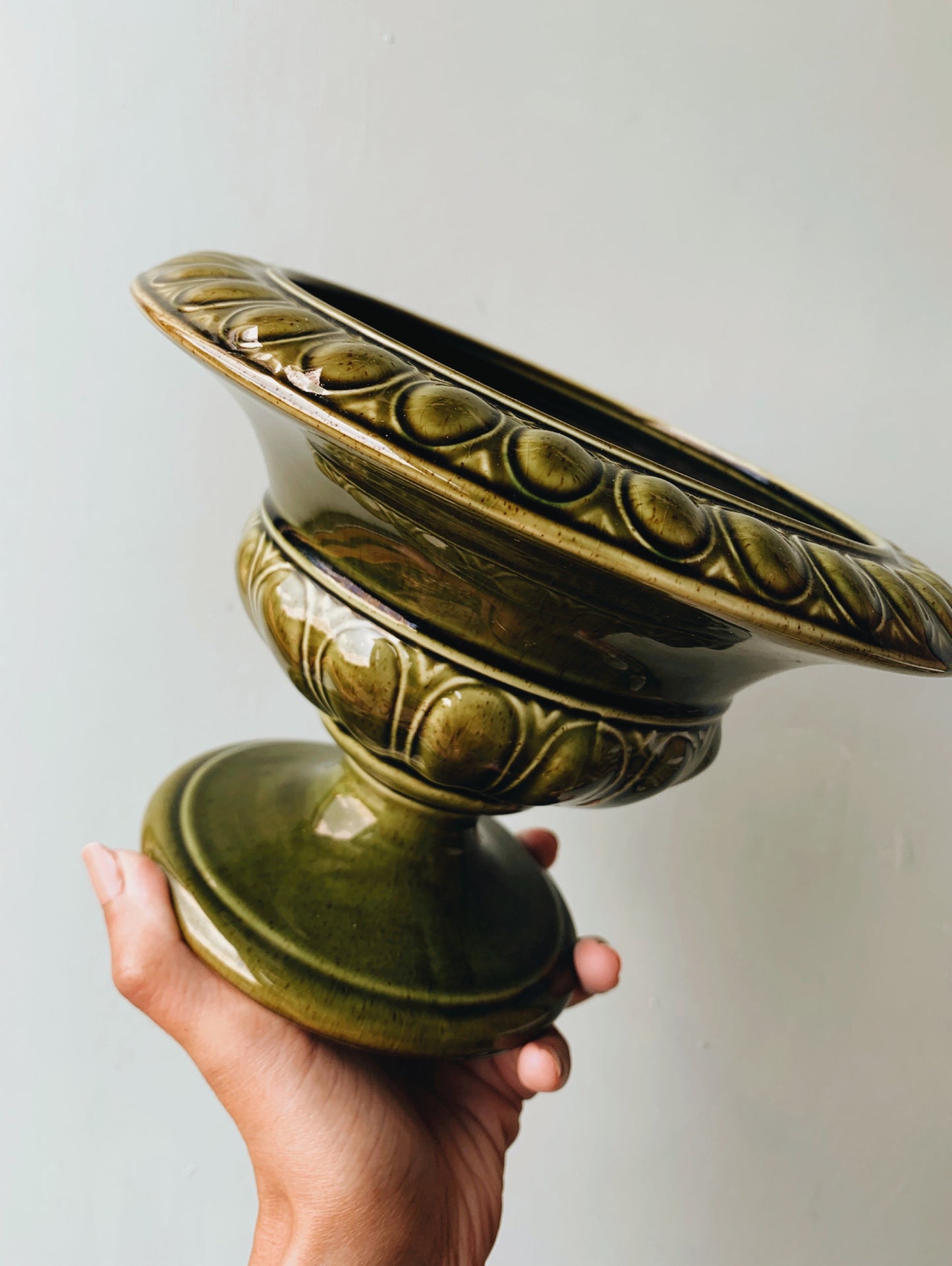 Vintage Green Holkham Urn