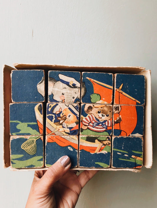 Vintage Children’s Picture Blocks
