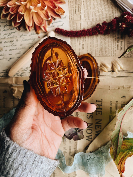 Vintage Decorative Glass Pot