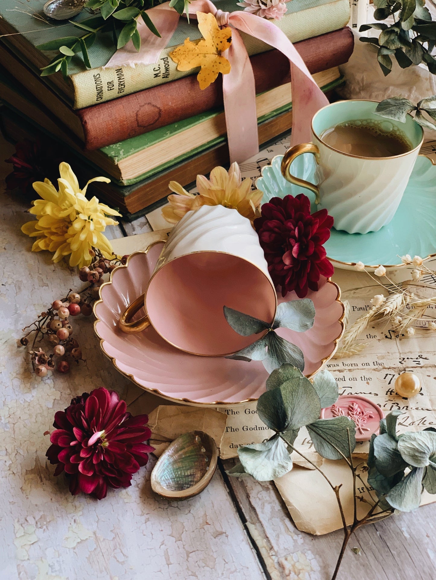 Early 1900’s Antique A.Jenkinson Cup & Saucer Limoges (sets sold separately)