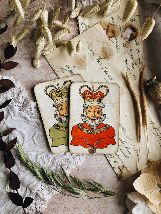 Two vintage King Snap Cards