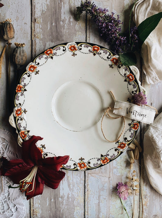 Antique Hand~engraved Serving Plate