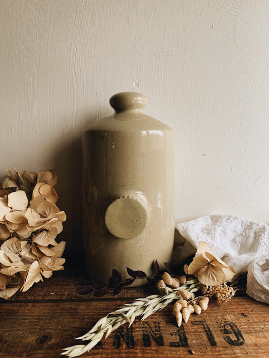 Antique Stoneware Bed Warmer (UK postage only)