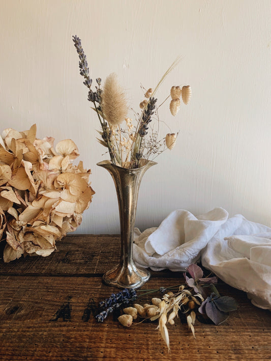 Antique Silver Posy Vase