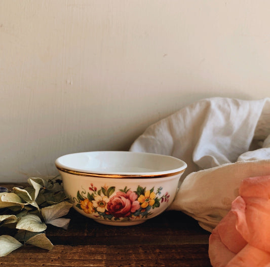Vintage Miniature Rose Dish